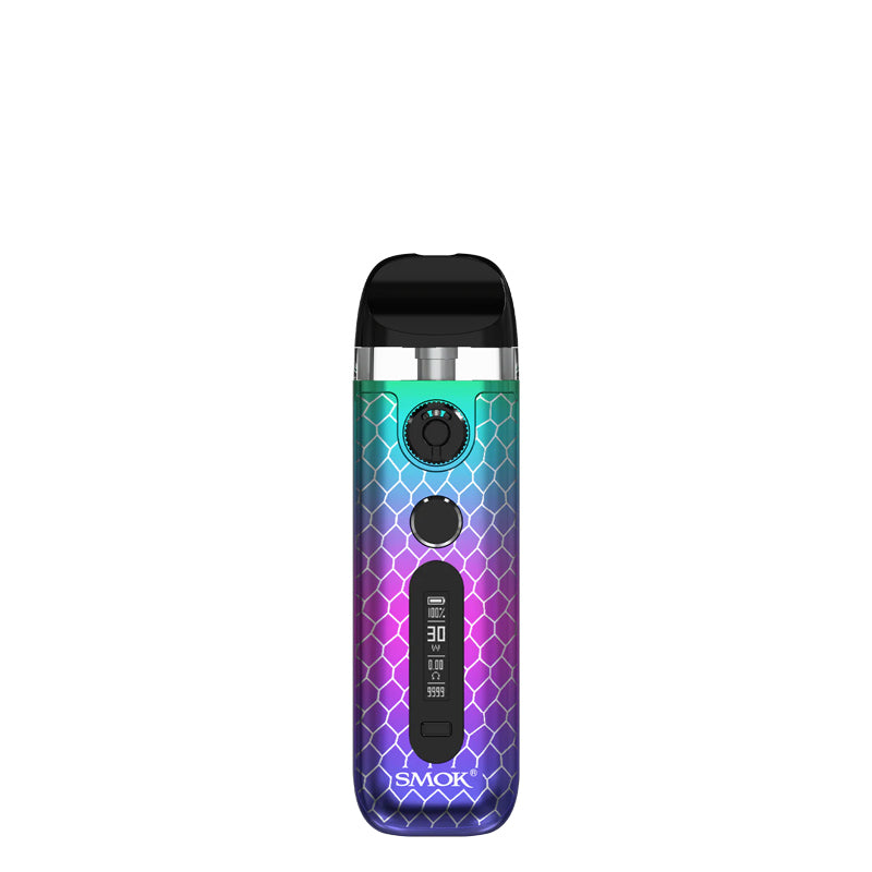 SMOK Novo 5 Pod System Kit 7-Color Cobra with display screen and firing button - Vaper Corner