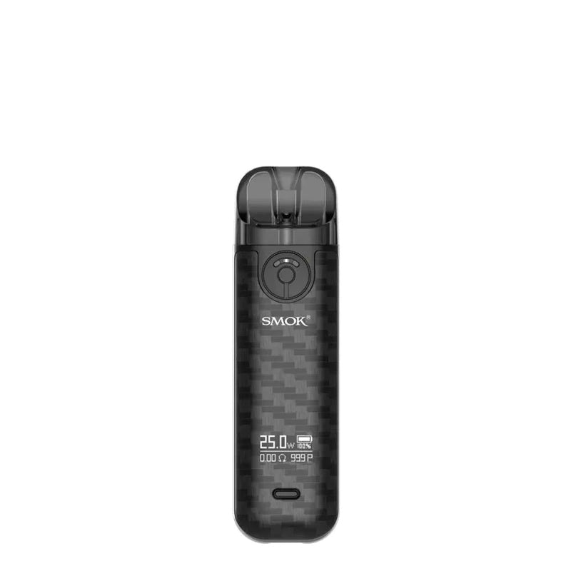SMOK Novo 4 Kit Black Carbon Fiber with OLED Display - Vaper Corner